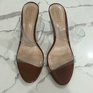 Schutz clear heel all sales final signs of wear